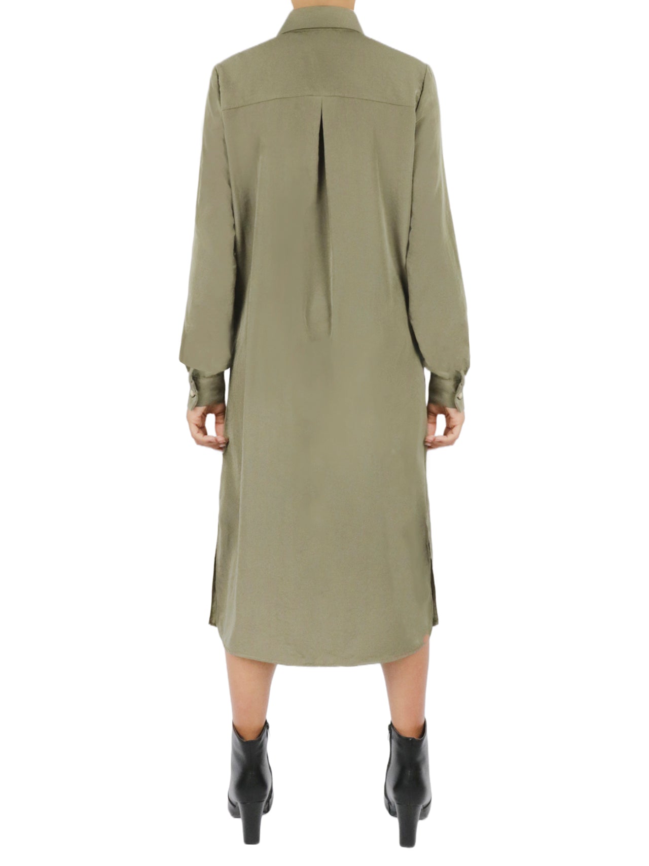  Miss Selen Long Shirt Dress - Orange - Bonton