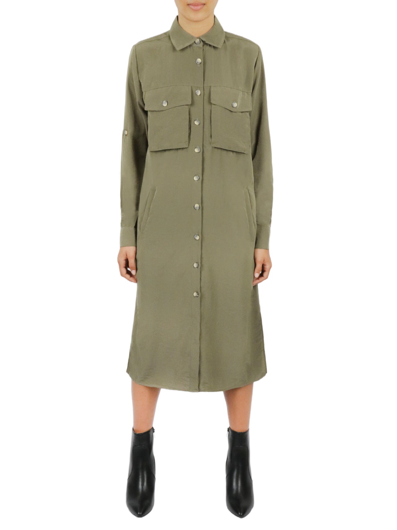  Miss Selen Long Shirt Dress - Rose - Bonton