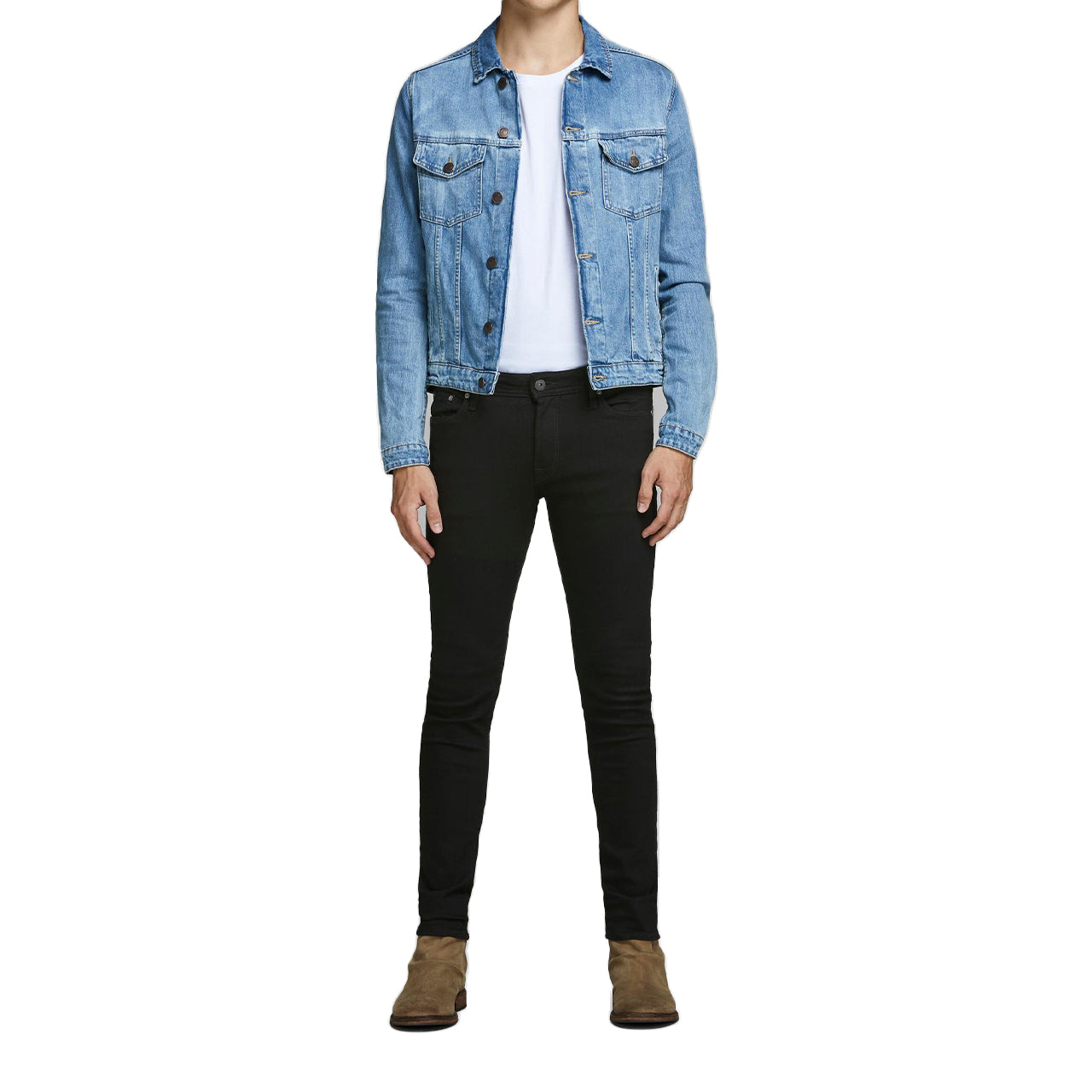  Jack & Jones Liam Original Jeans - Black Denim - Bonton
