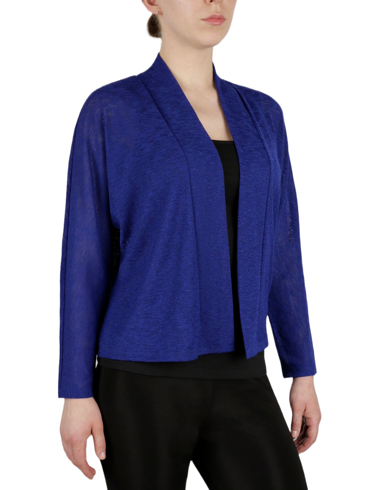  Kasper Dolman Collar Onion Skin Jacket - Royal Blue - Bonton
