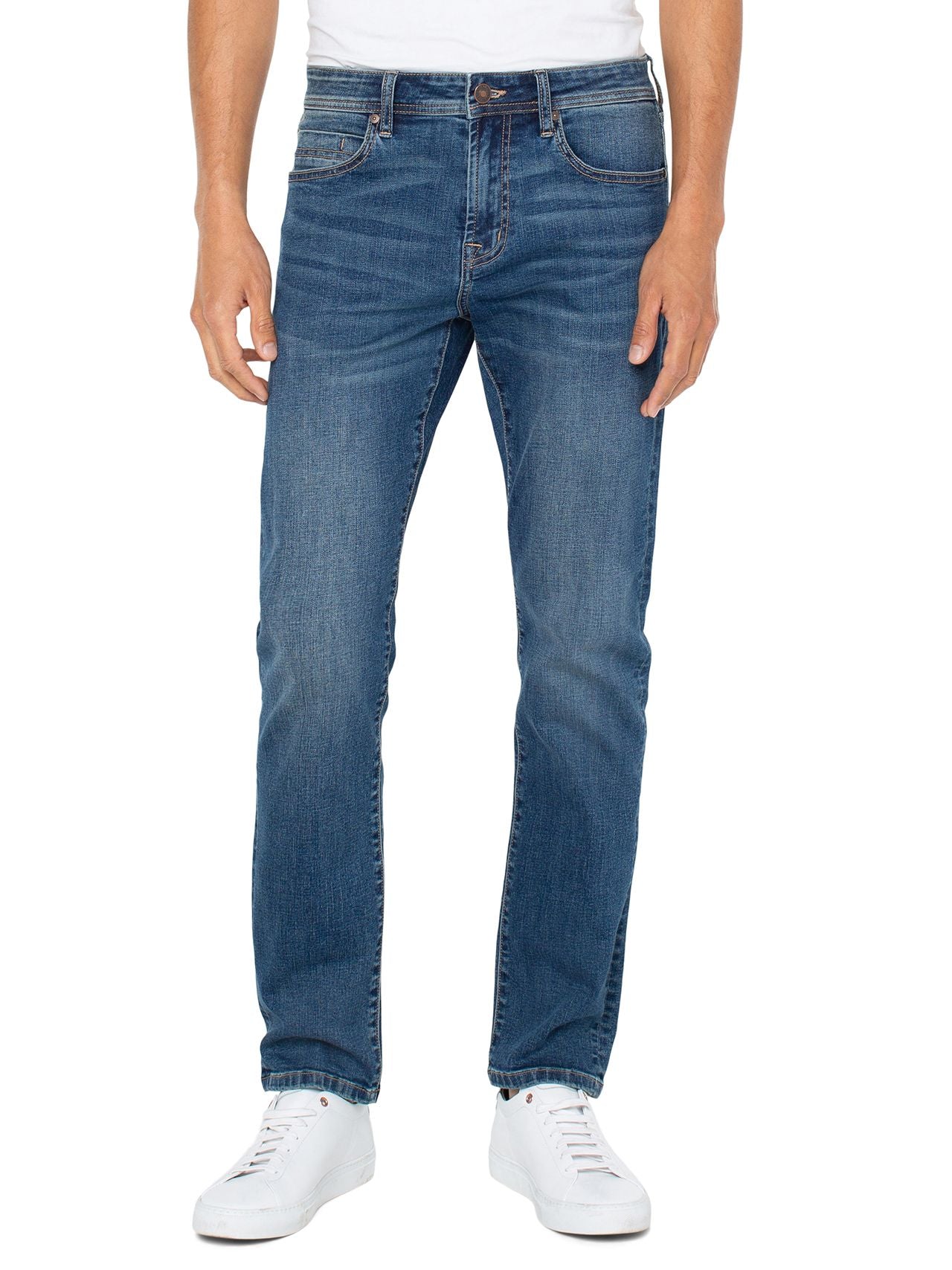  Liverpool Regent Relaxed Straight Eco-Friendly Stretch Jeans - Ethan - Bonton
