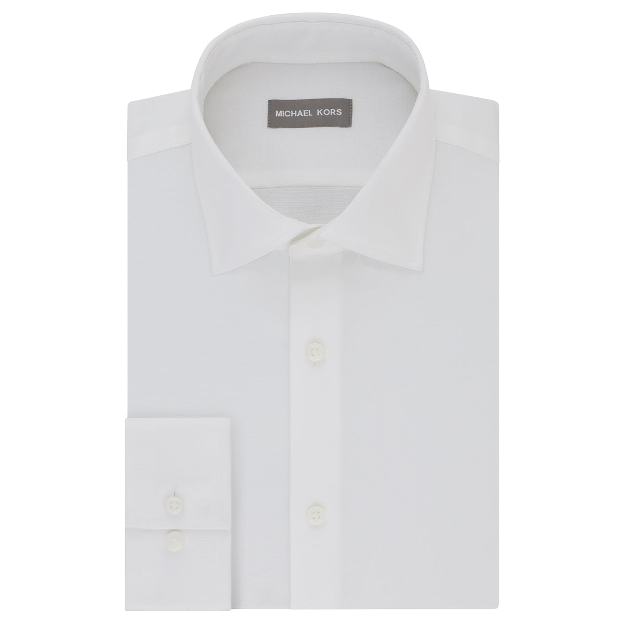  Michael Kors Michael Kors Air Soft Stretch Classic Fit Dress Shirt - Navy - Bonton