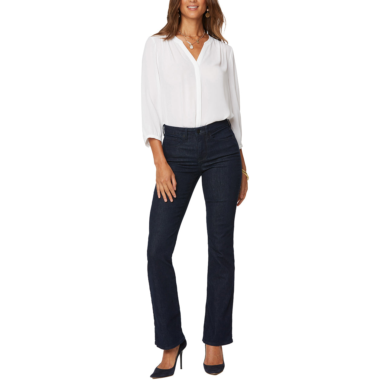  NYDJ Barbara Bootcut Jean - Quinn Medium Wash - Bonton