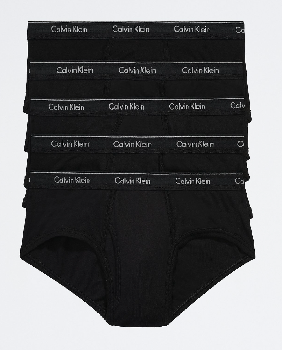  Calvin Klein Hip Brief 5pk - Black - Bonton