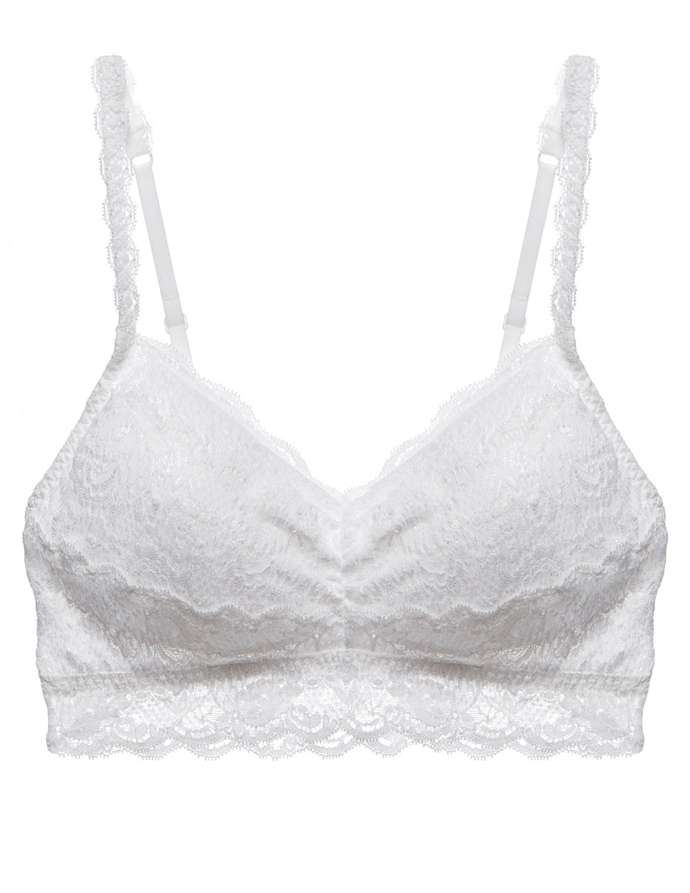  Cosabella Never Say Never Padded Soft Bra Sweetie - White - Bonton