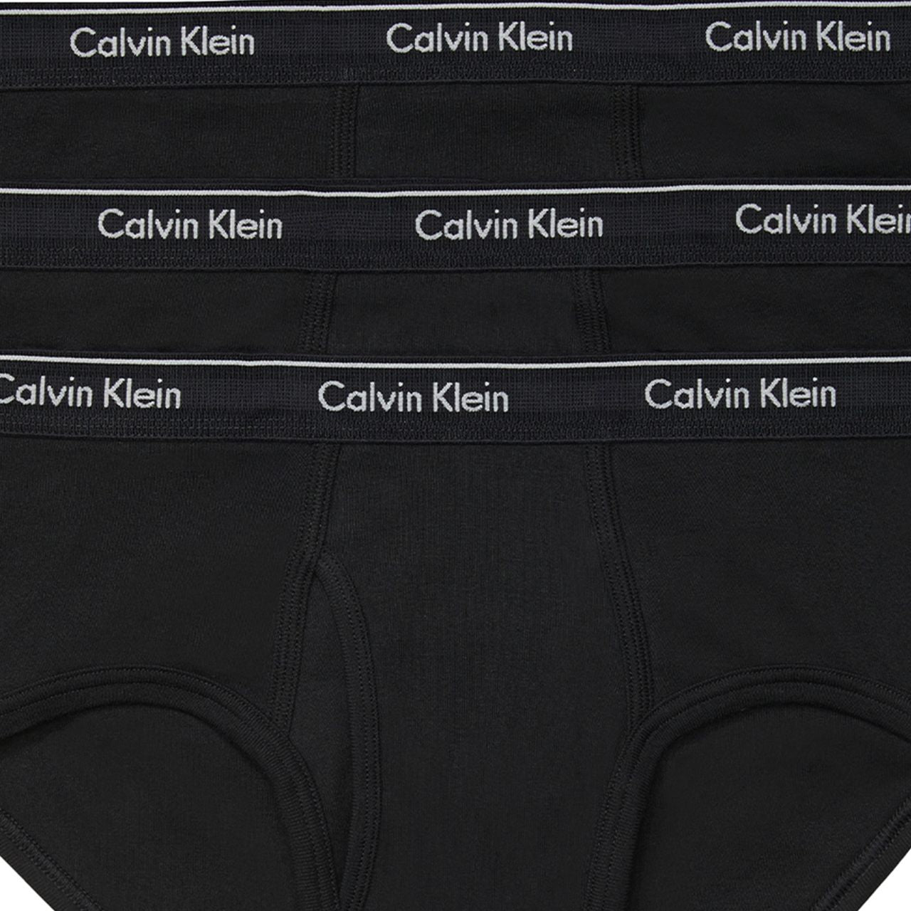  Calvin Klein Cotton Classics Classic Brief 3 Pack - Black - Bonton