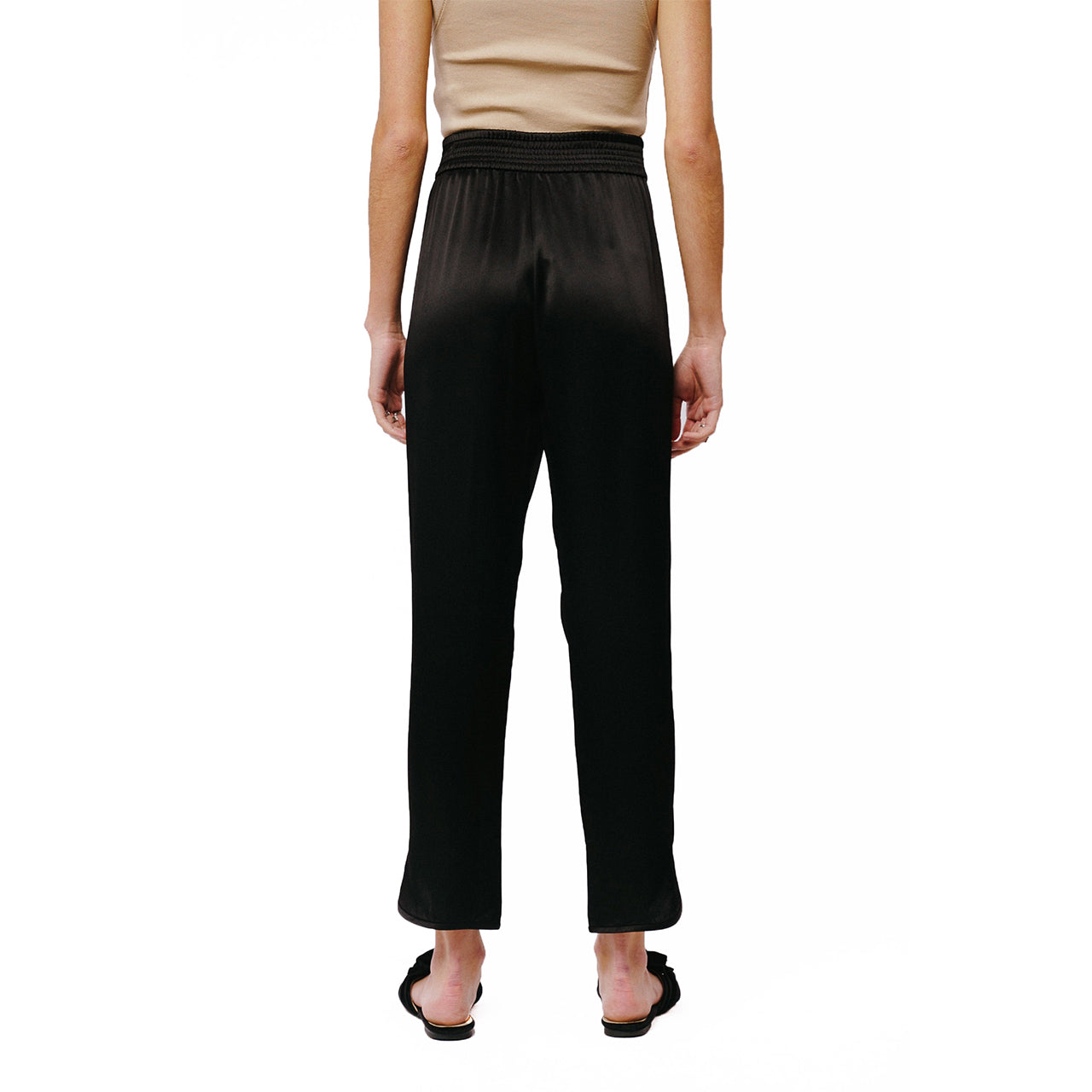  Ciebon Celesti Satin Tuxedo Jogger - Black - Bonton
