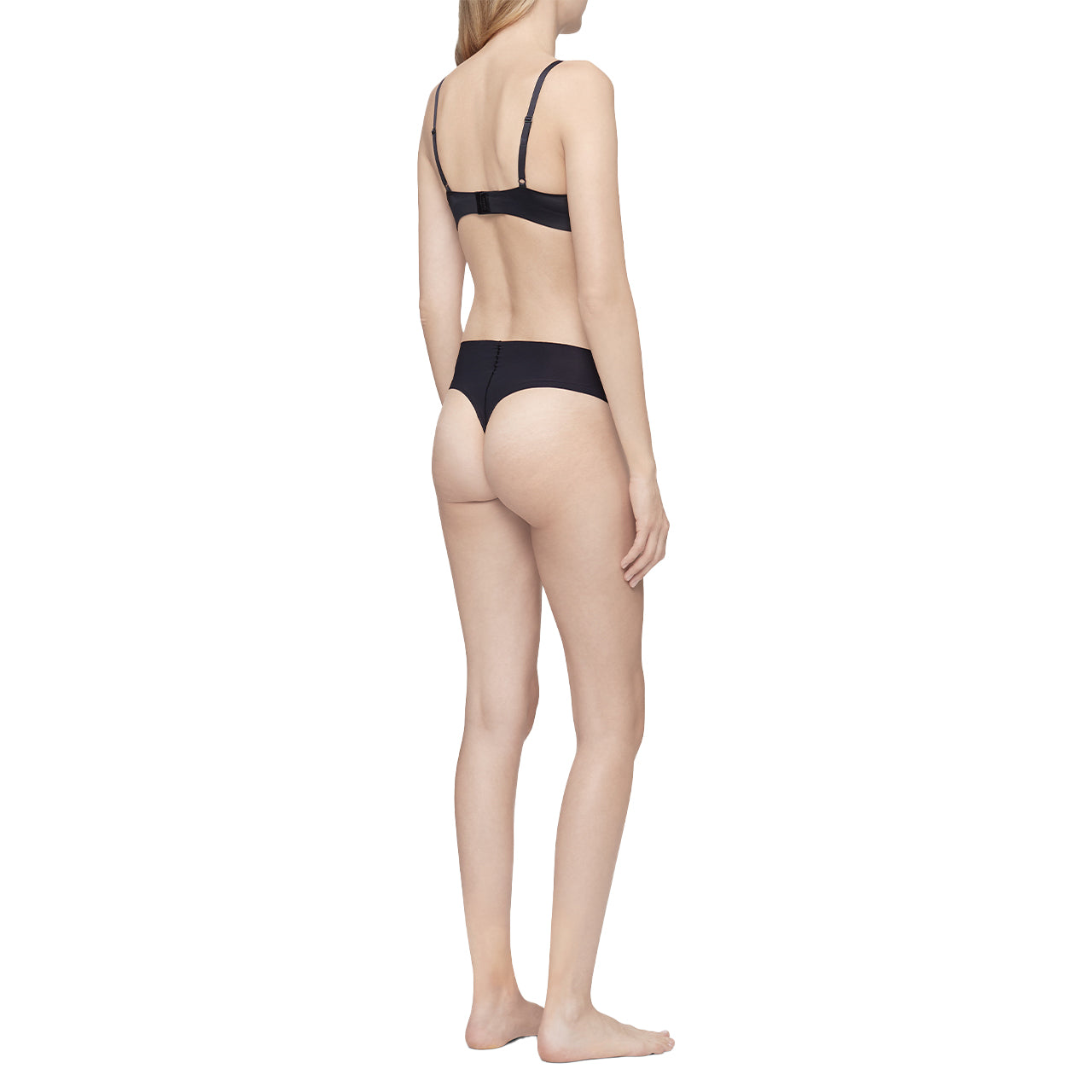  Calvin Klein Thong with High Waist - Bare - Bonton