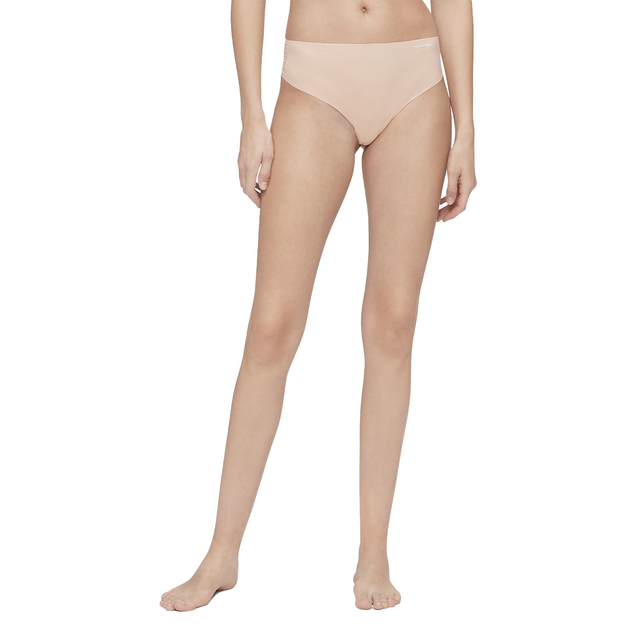  Calvin Klein Thong with High Waist - Bare - Bonton
