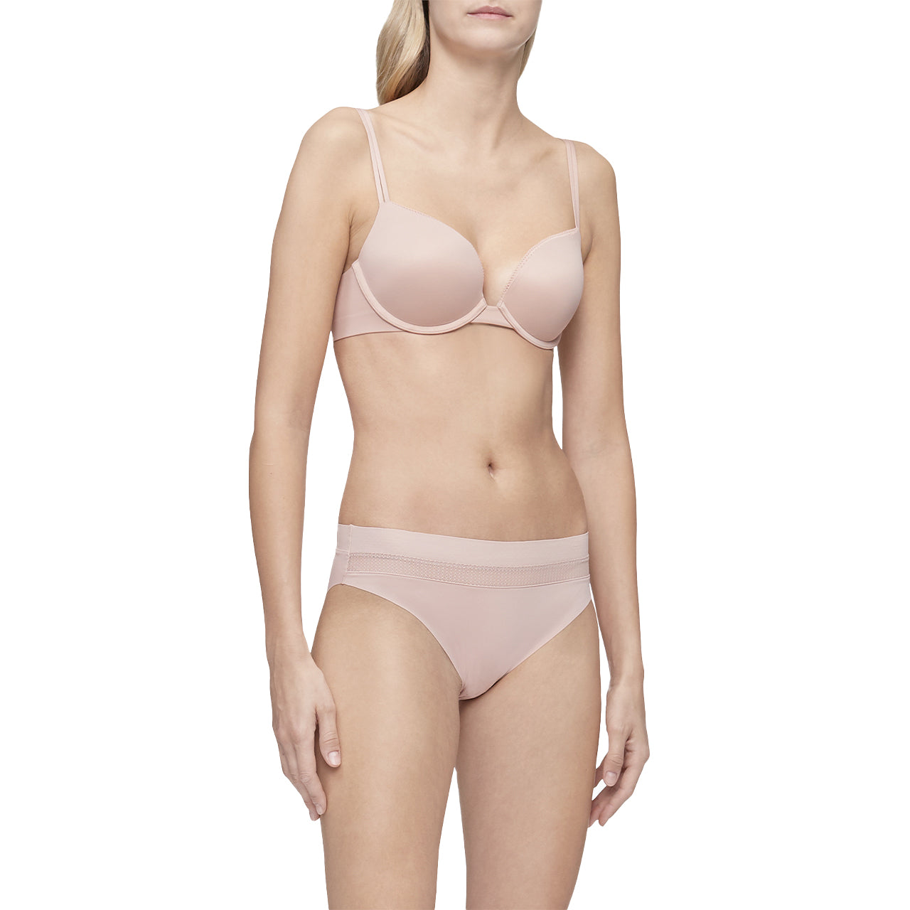  Calvin Klein Liquid Touch Push-up Plunge Bra - Cedar - Bonton