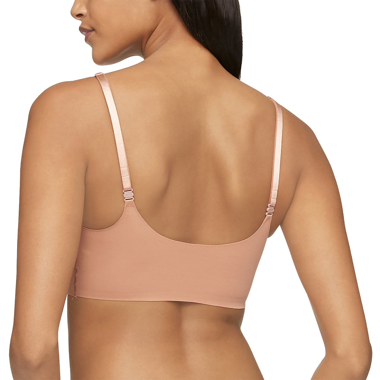  Calvin Klein Triangle Lightly Lined Bralette - Mink - Bonton