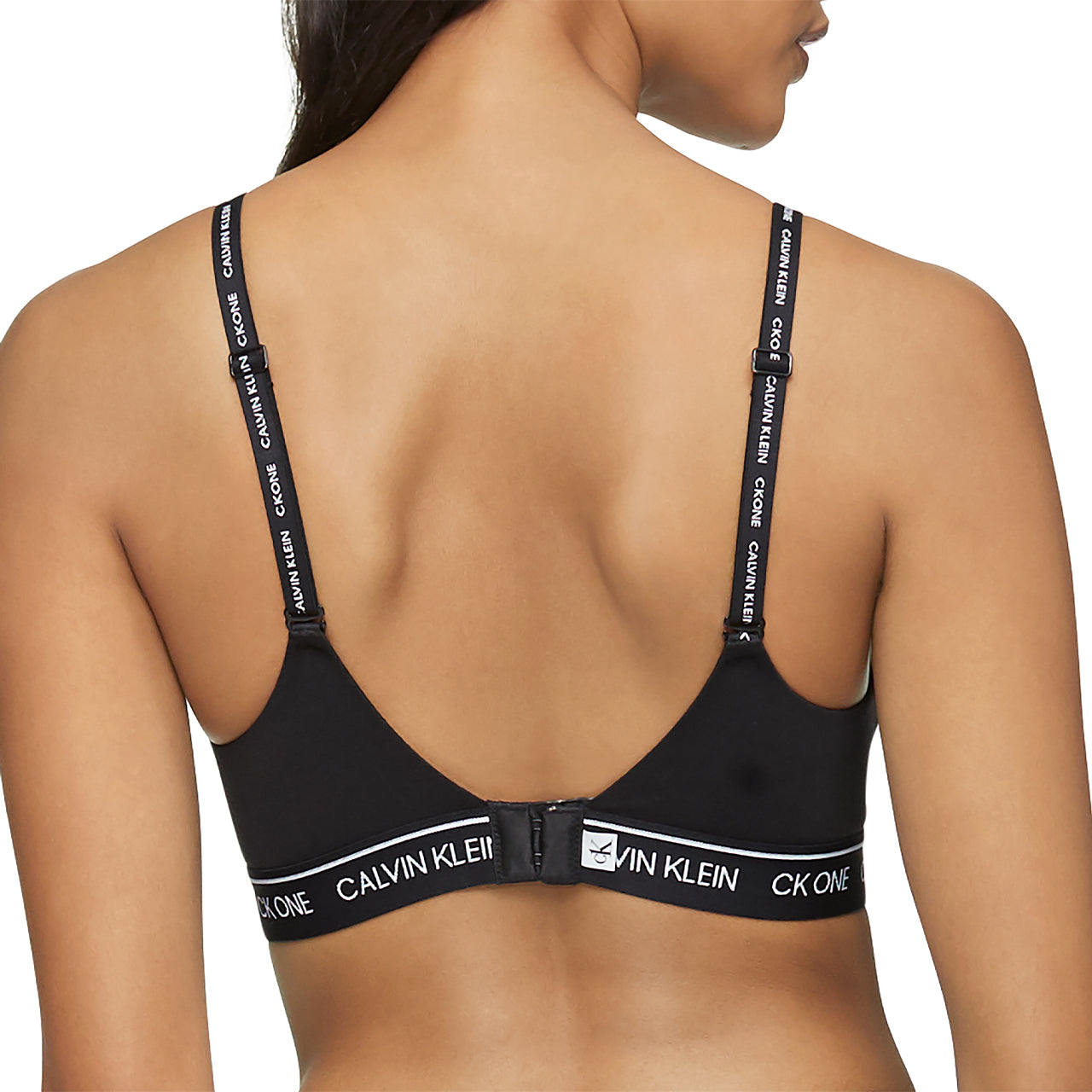  Calvin Klein Wirefree Light Lined Bralette - Black - Bonton