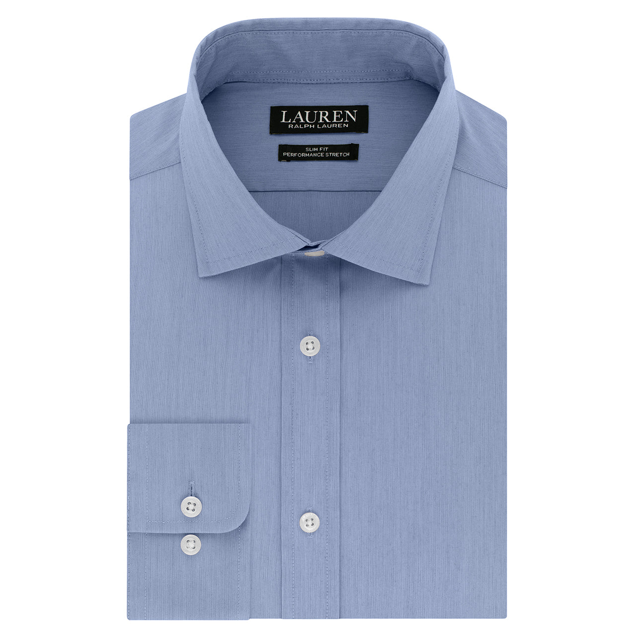 Ralph Lauren Ralph Lauren Slim Fit Wrinkle Free Stretch Shirt - Solid - Dark Blue - Bonton