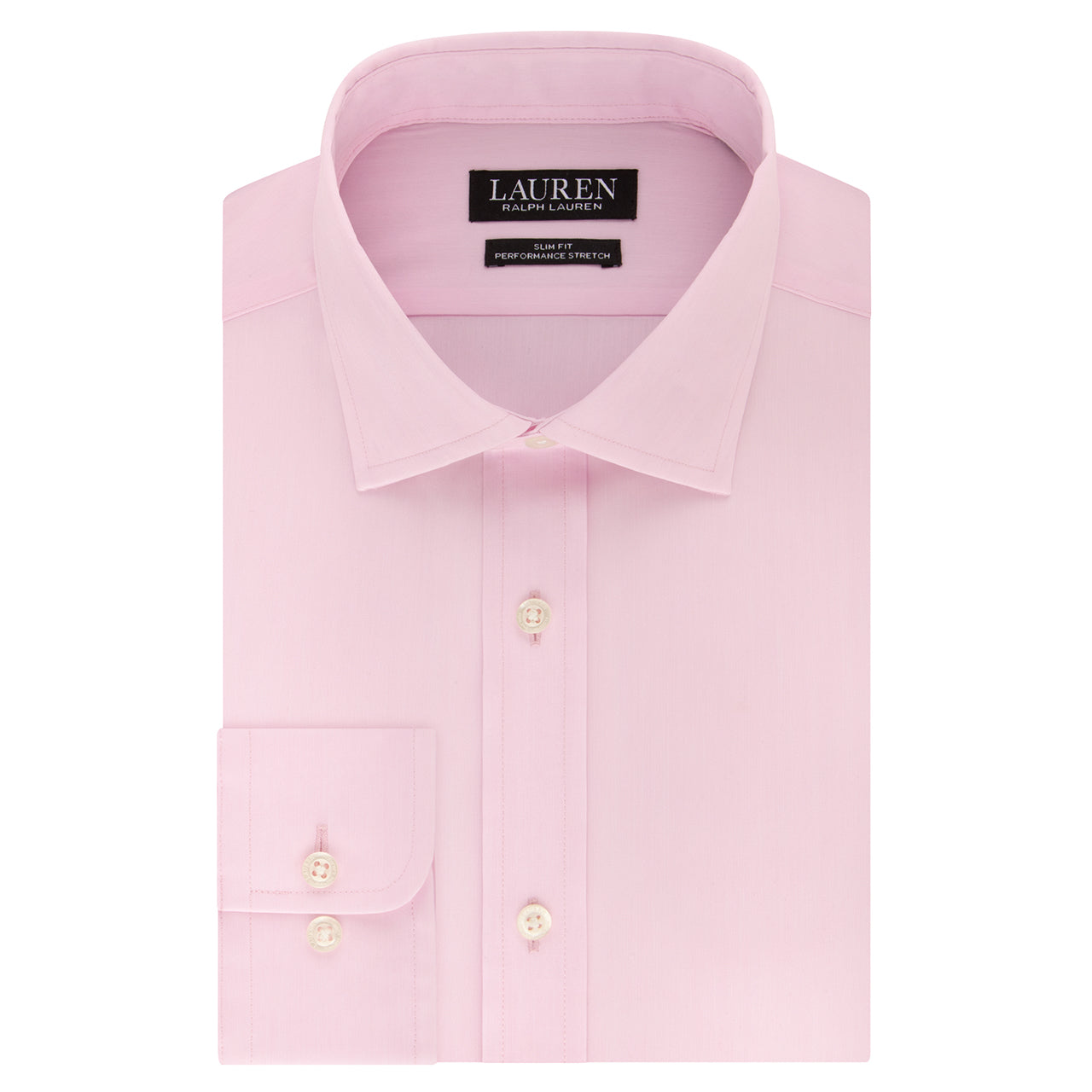 Ralph Lauren Ralph Lauren Slim Fit Wrinkle Free Stretch Shirt - Solid - Pink - Bonton