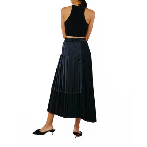 Wren Pleated Block Skirt