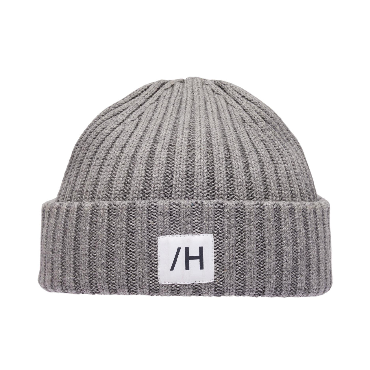  Selected Homme Henrik Cotton Beanie - Medium Grey Melange - Bonton