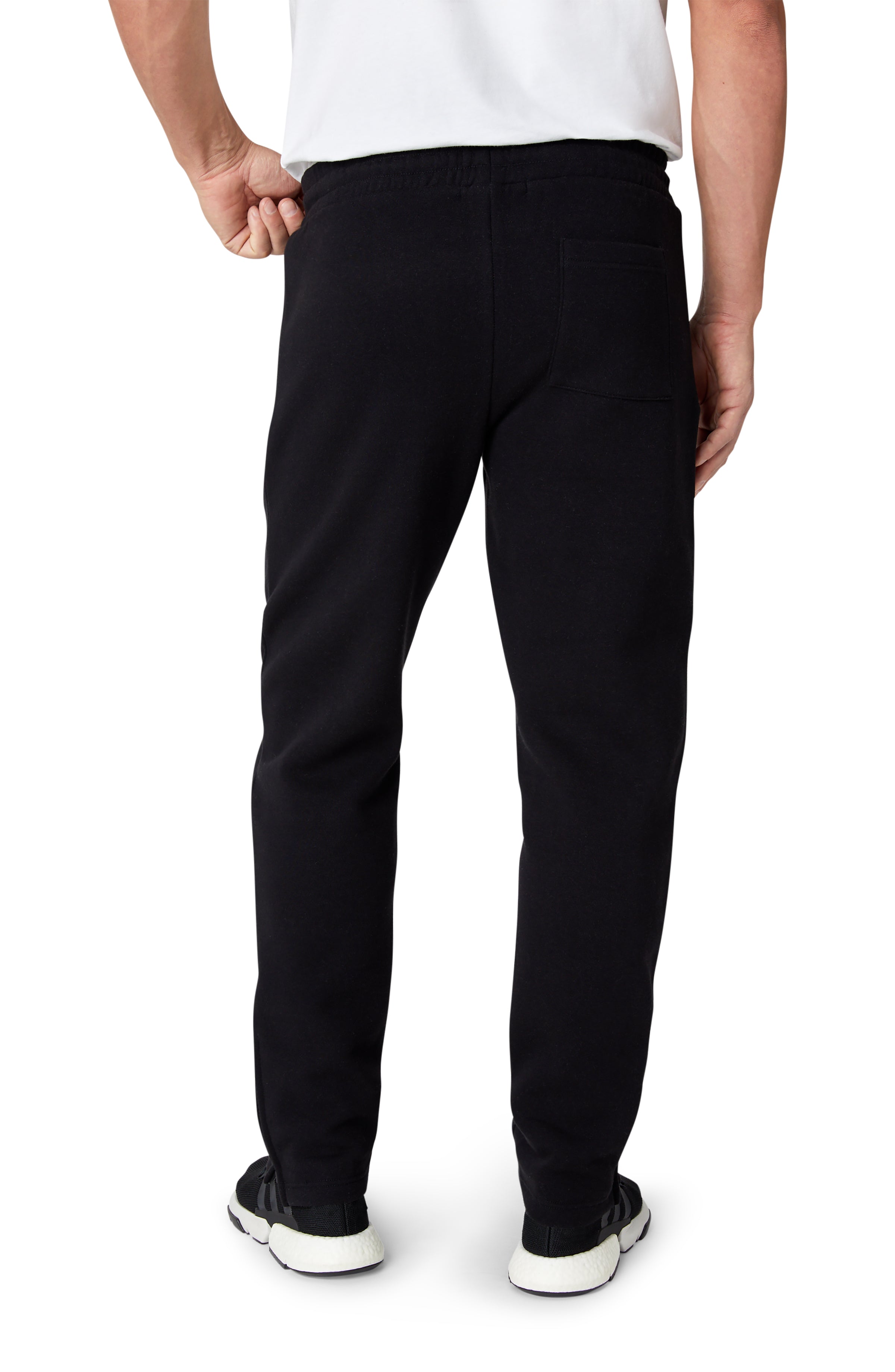  Tahari Fleece Zip Ankle Pants - Black - Bonton