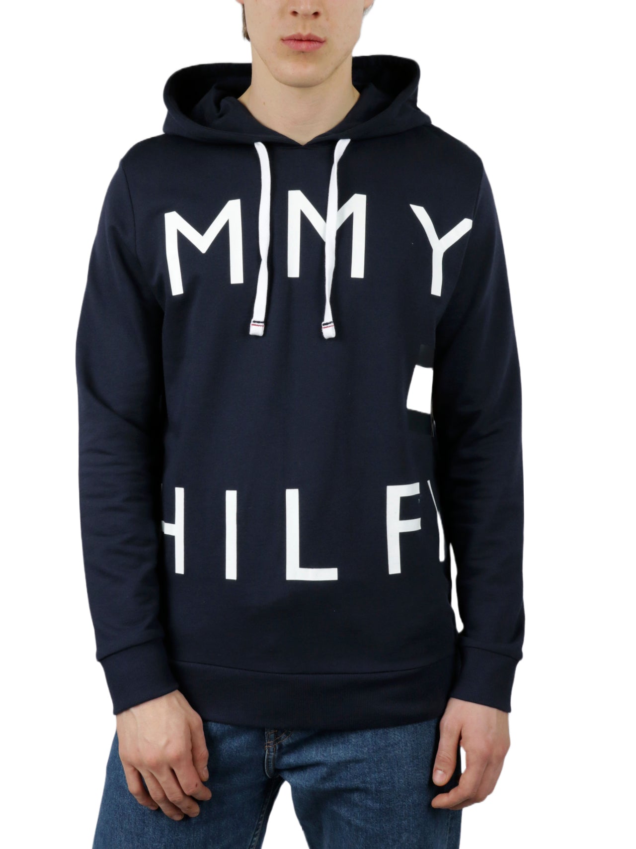  Tommy Hilfiger Long Sleeves French Terry Hoodie - Grey Heather - Bonton