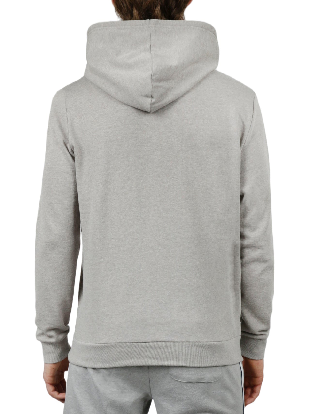  Tommy Hilfiger Long Sleeves Cotton French Terry Hoodie - Grey Heather - Bonton