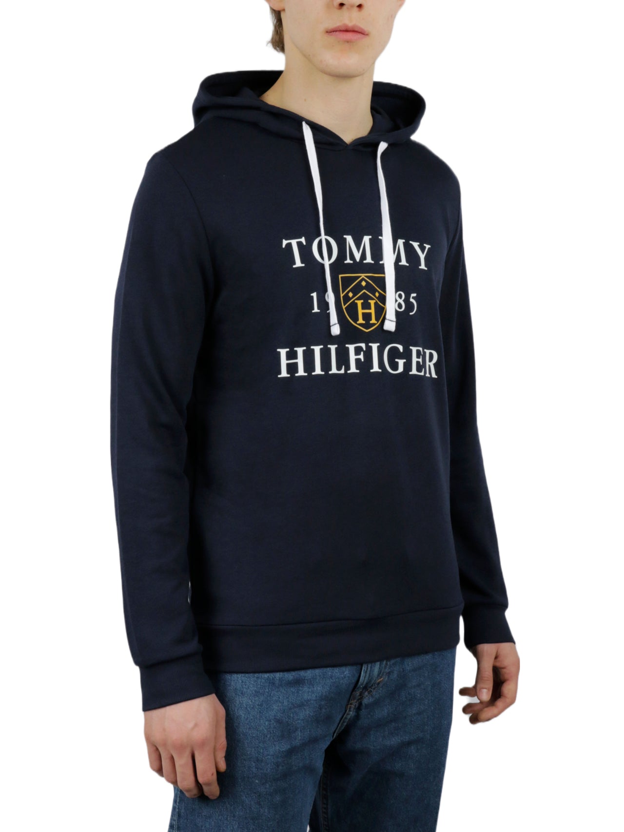  Tommy Hilfiger Long Sleeves Hoodie - Grey Heather - Bonton