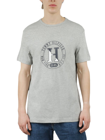 Short Sleeves Cotton Graphic Crew Neck