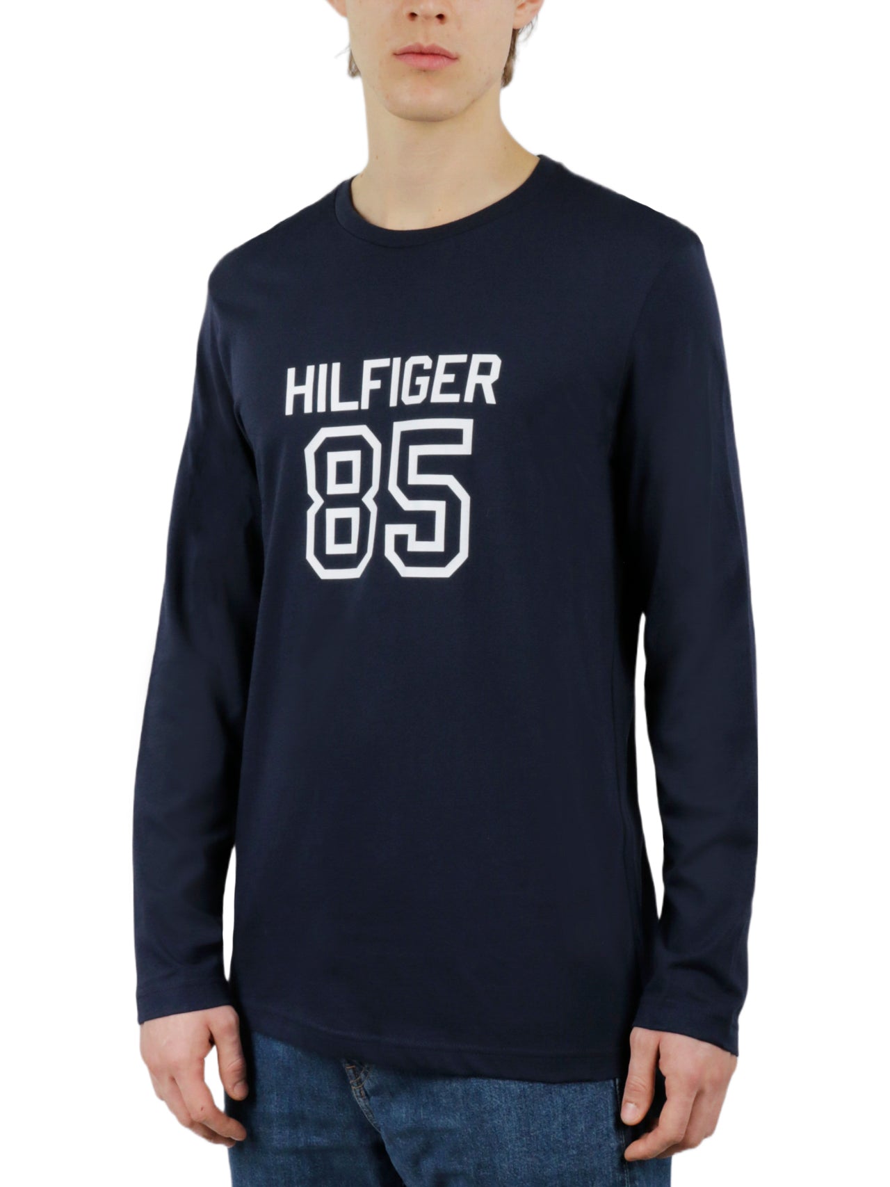  Tommy Hilfiger Long Sleeves Graphic Crew Neck - Blue Dawn - Bonton