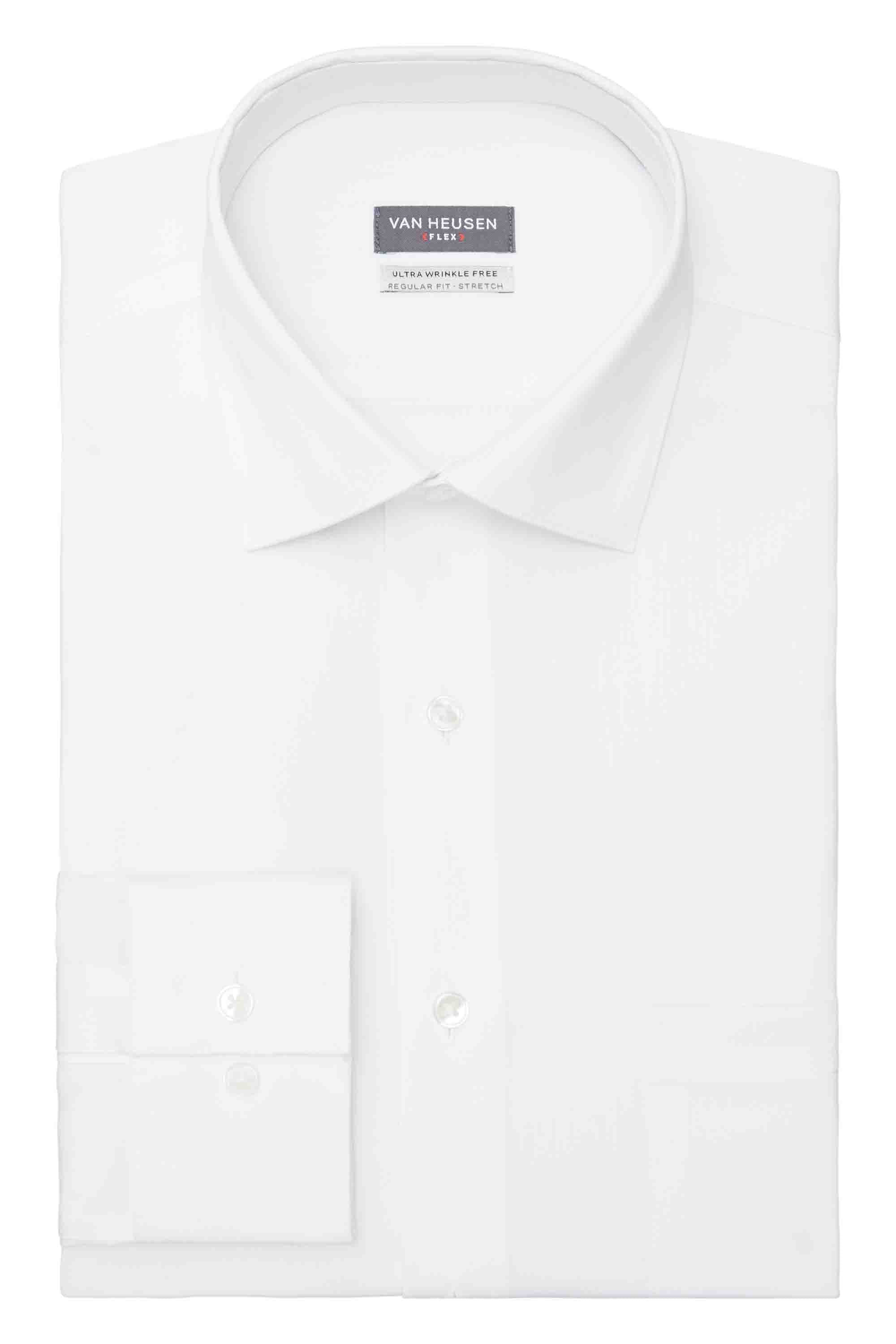  Van Heusen Van Heusen Regular Fit Ultra Wrinkle Free Stretch FLEX Solid - Charcoal - Bonton