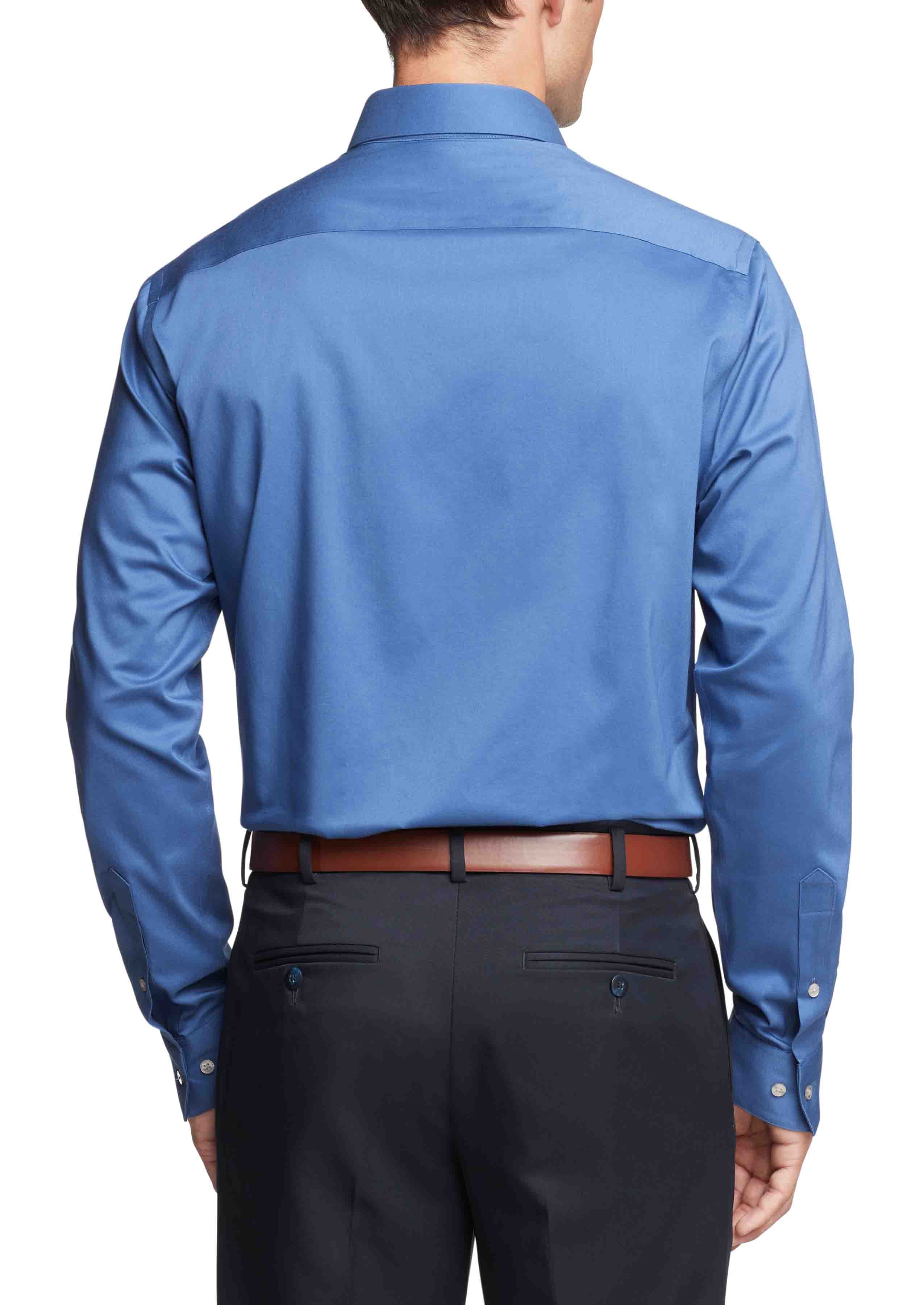  Van Heusen Van Heusen Regular Fit Ultra Wrinkle Free Stretch FLEX Solid - Charcoal - Bonton