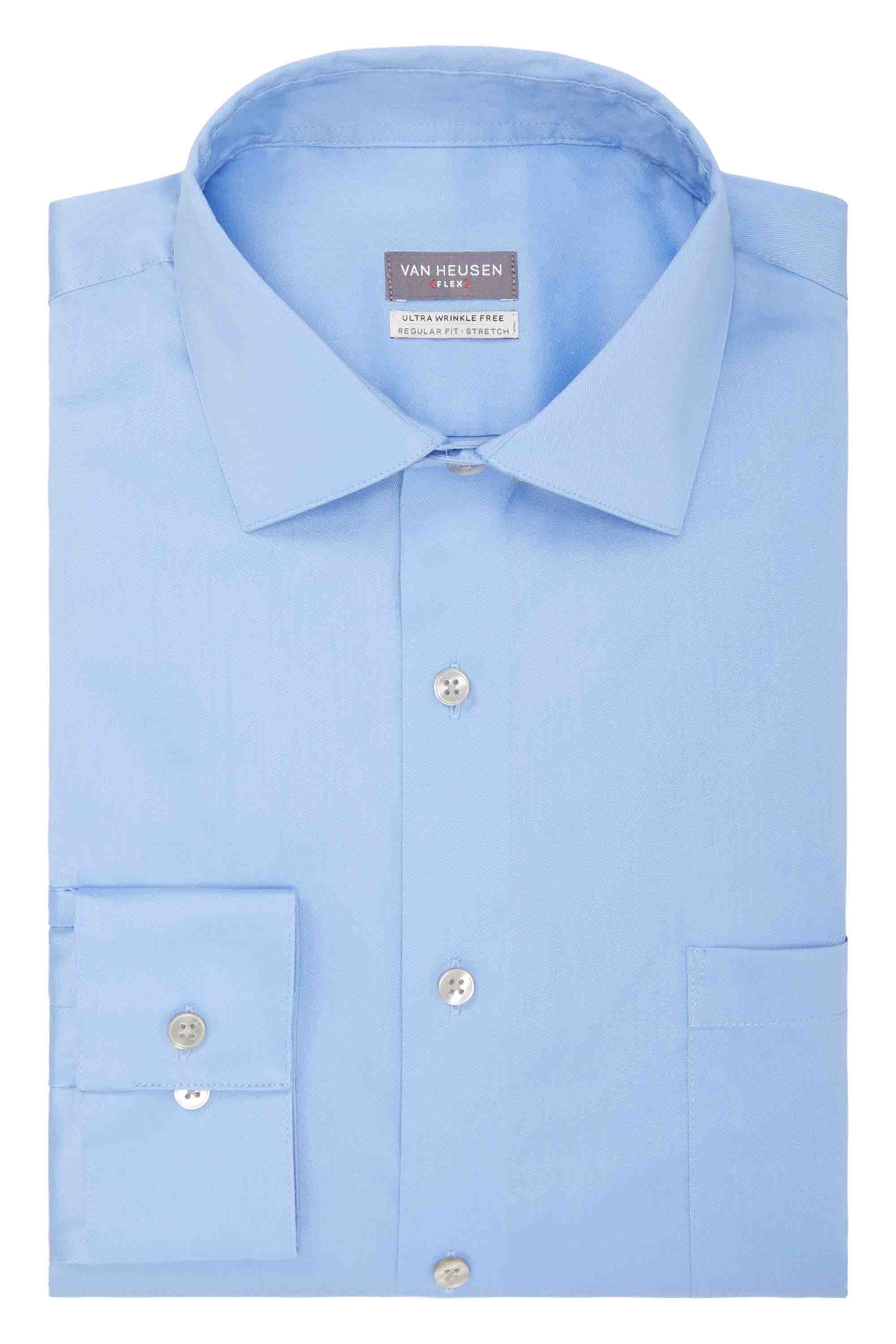  Van Heusen Van Heusen Regular Fit Ultra Wrinkle Free Stretch FLEX Solid - Black - Bonton