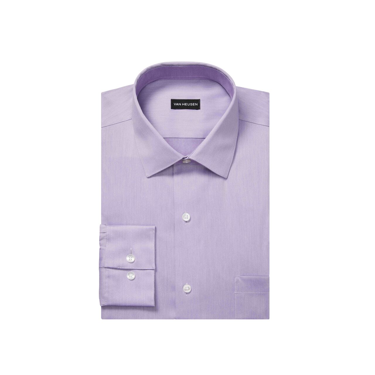  Van Heusen Van Heusen Regular Fit Ultra Wrinkle-Free Stretch FLEX Solid - Lavender - Bonton