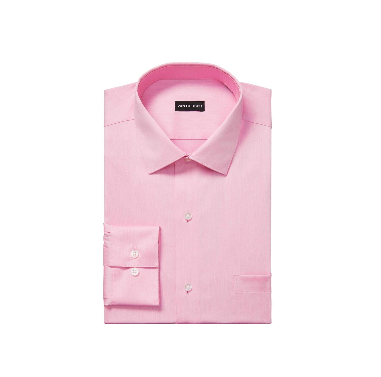  Van Heusen Van Heusen Regular Fit Ultra Wrinkle-Free Stretch FLEX Solid - Rose - Bonton