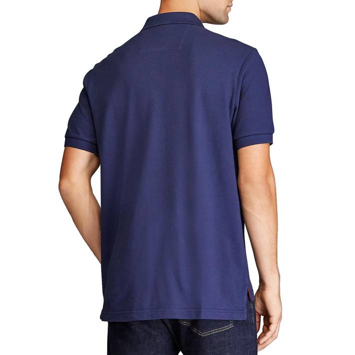  Chaps Chaps Men's Short Sleeve Everyday Solid Pique Polo - Chaps Red - Bonton