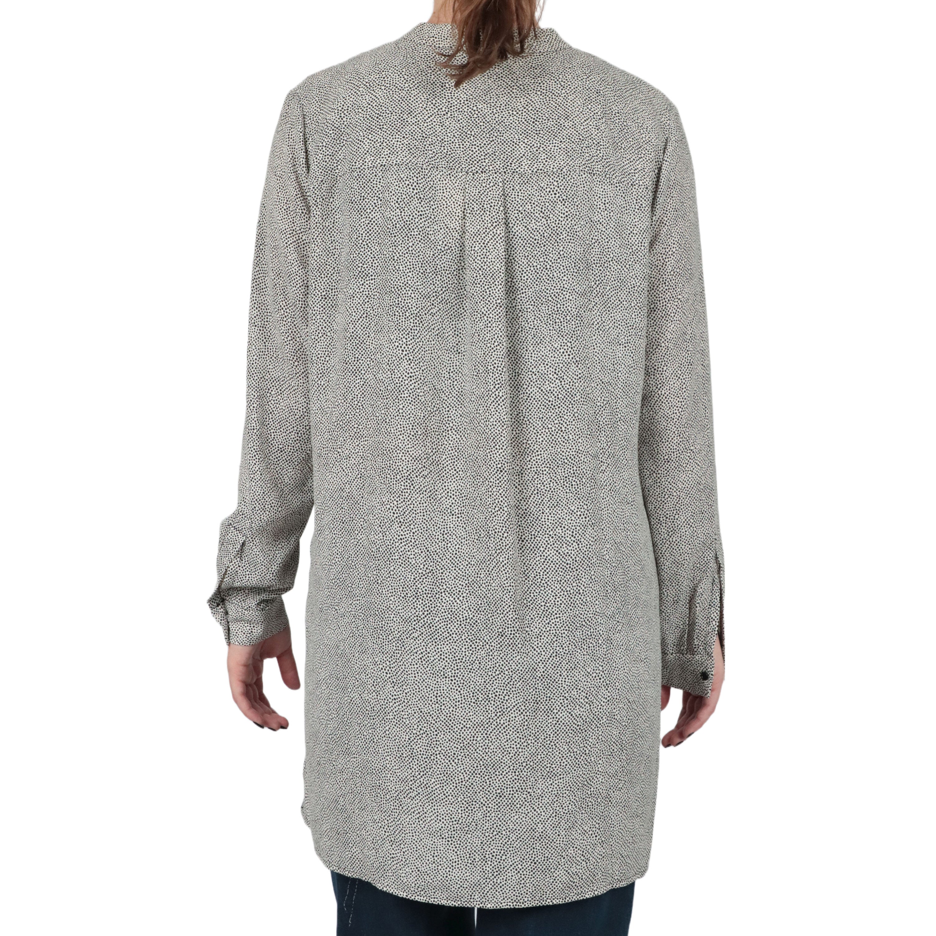  Anne Klein Rembling Dot Nehru Tunic - Anne Black/ Anne White - Bonton