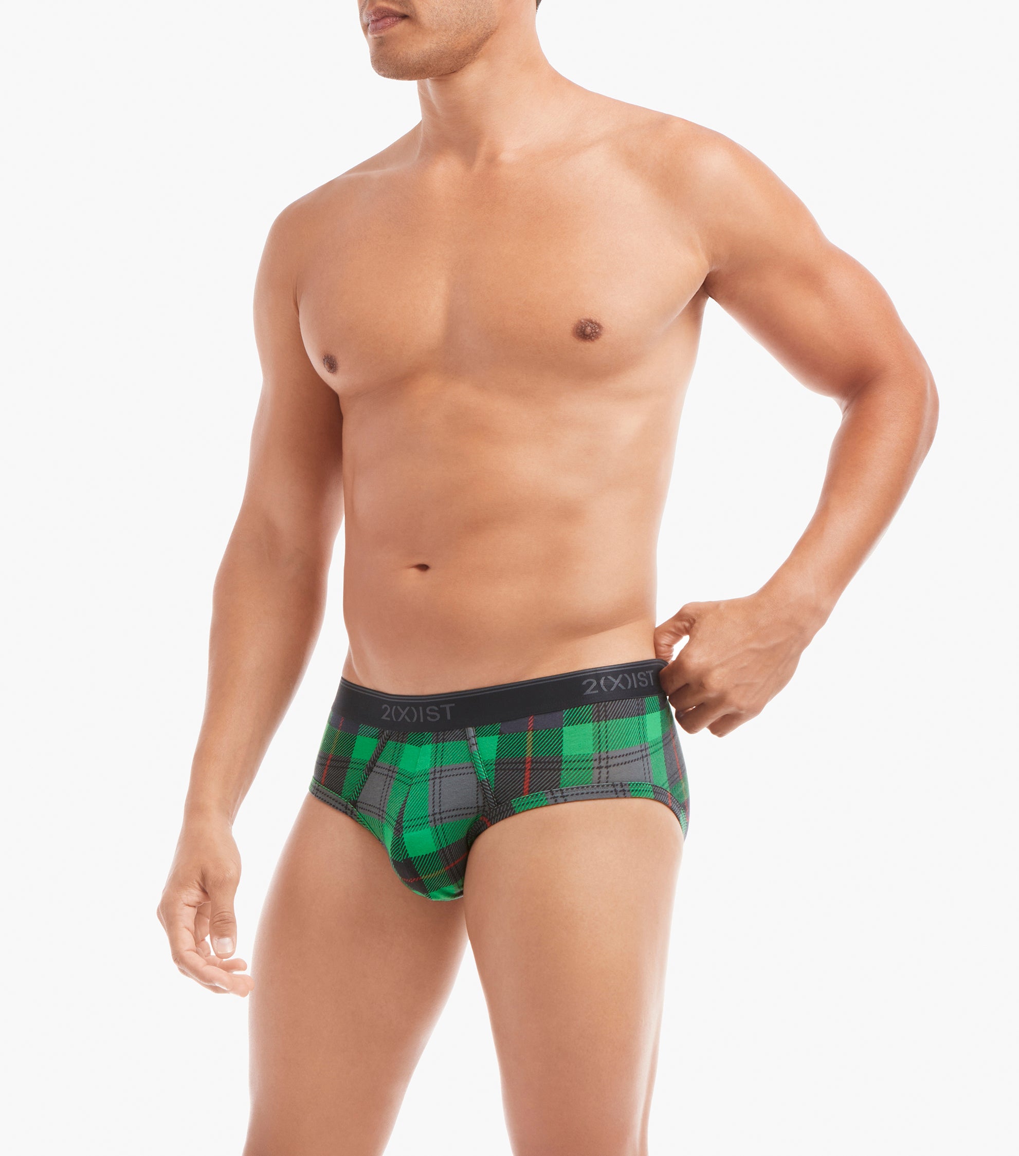  2xist Essential Low Rise 4 Packs Brief - White / Icicles / Bluebell / Snowstorm - Bonton