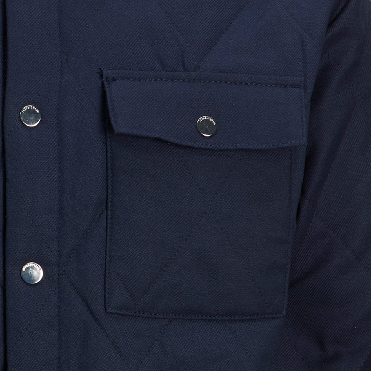  Jack & Jones Jornolan  Quilt Harlow Overshirt Ls - Navy Blazer - Bonton